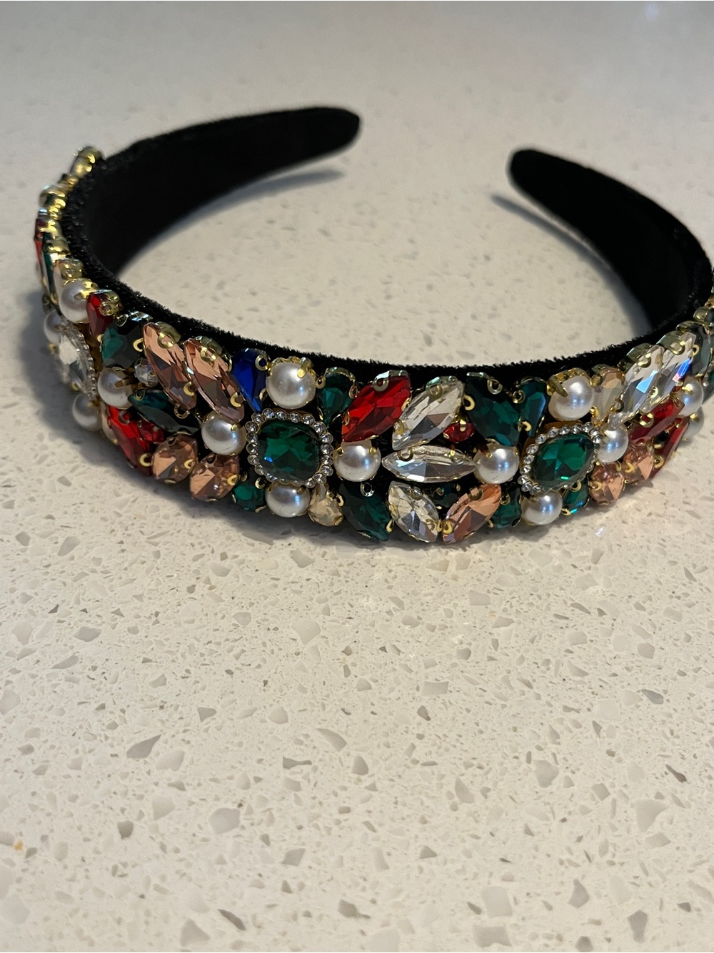 Embellished multicolor Crystal Headband - Picture 6 of 8